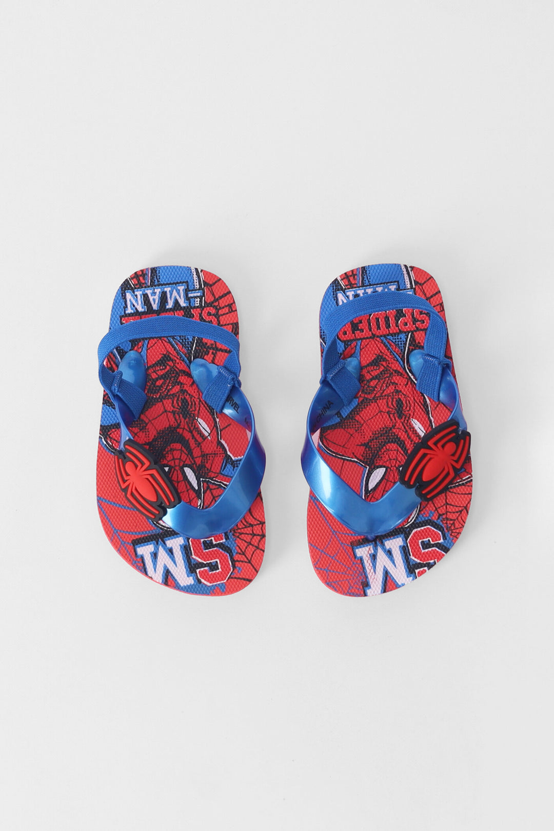 Pre-Boys Spiderman Flip Flop - Blue/Red