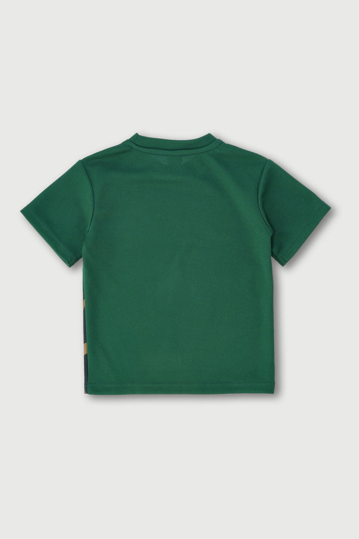 Pre-Boys South Africa Mesh 220Gm Sports Tee - Green