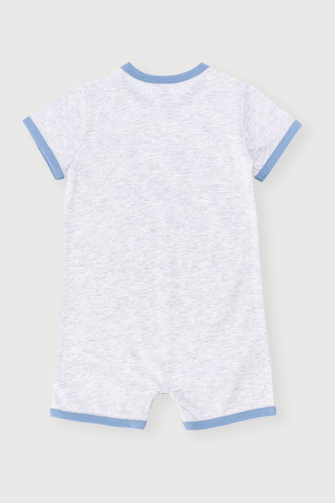 Baby Boys Just A Boy Romper - Smokey Blue