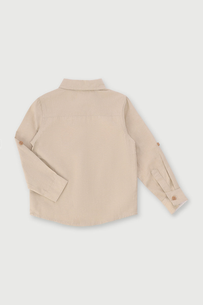 Pre-Boys Oxford Shirt - Stone