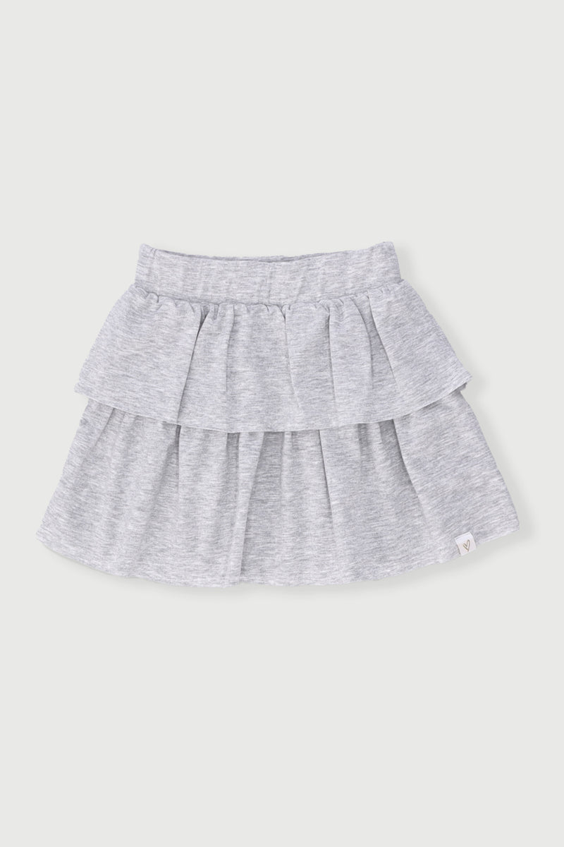 Pre-Girls Fleece Rara Skirt - Grey Melange