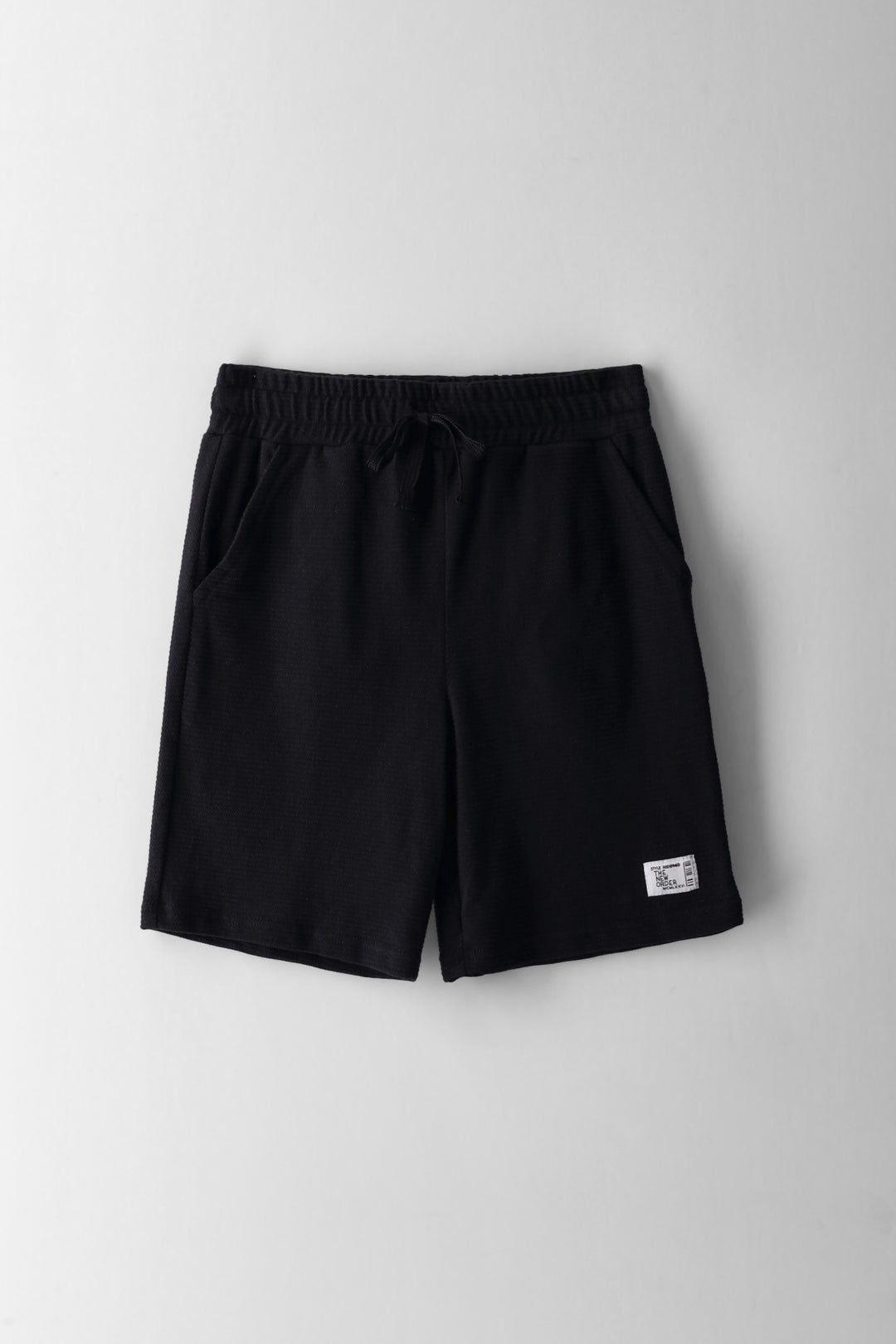Boys Ottoman Shorts - Black