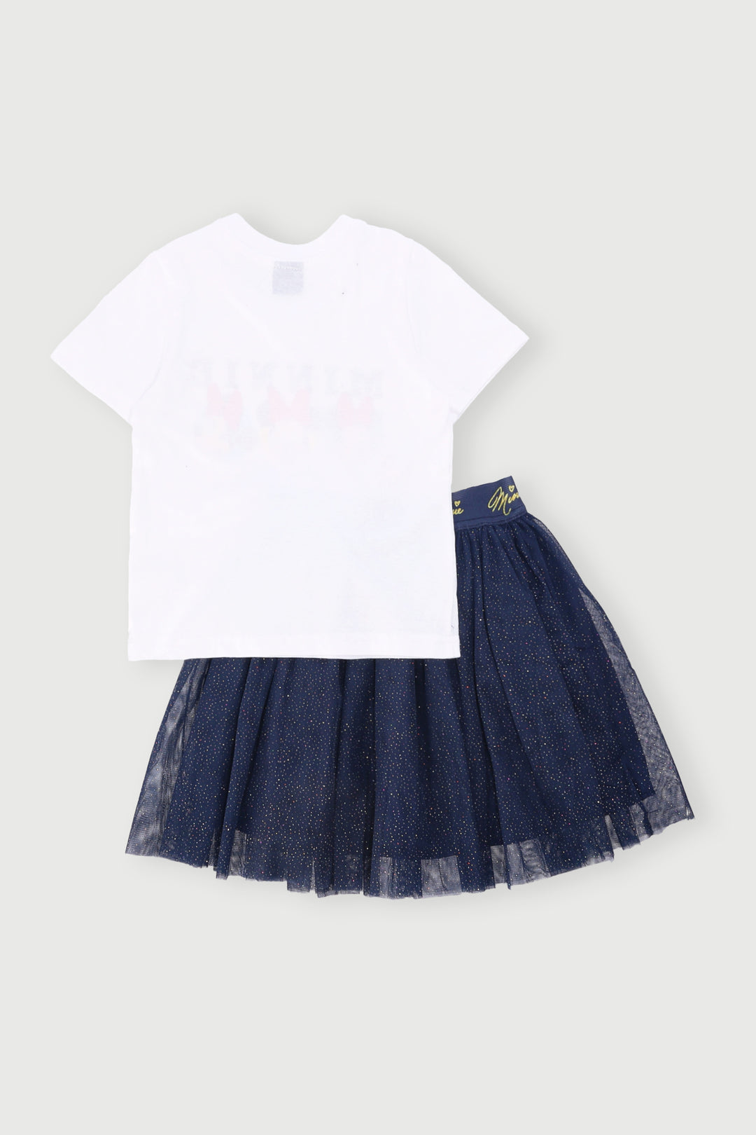 Pre-Girls Minnie Set - Navy/White