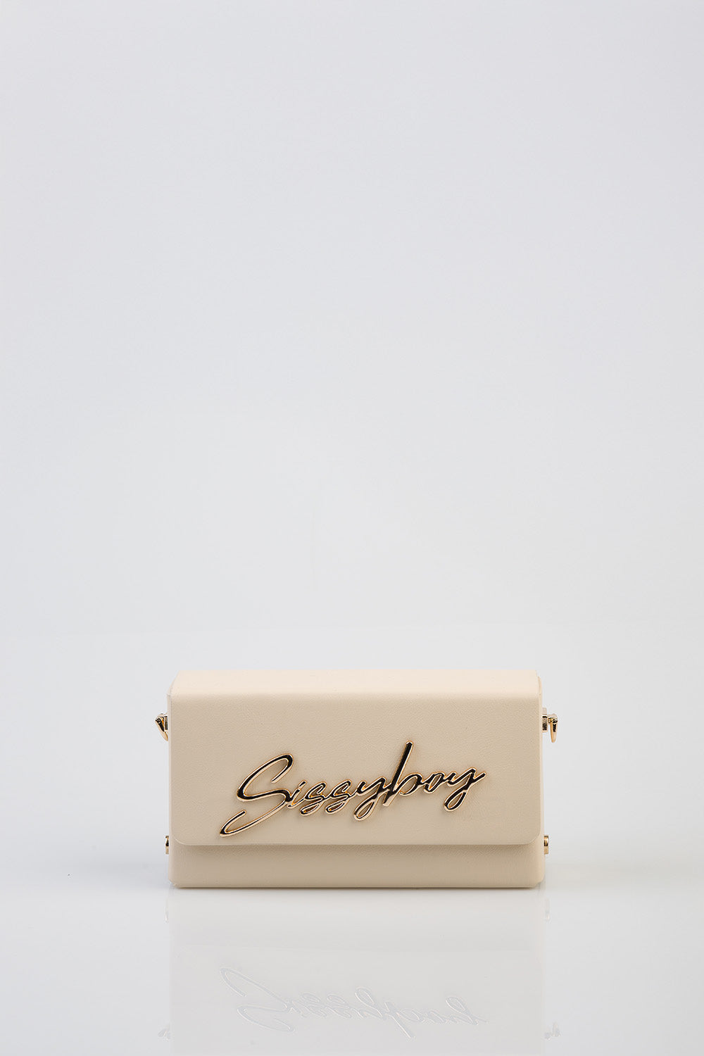 Belt Strap & Front Flap Detail Pauline Handbag - Ecru