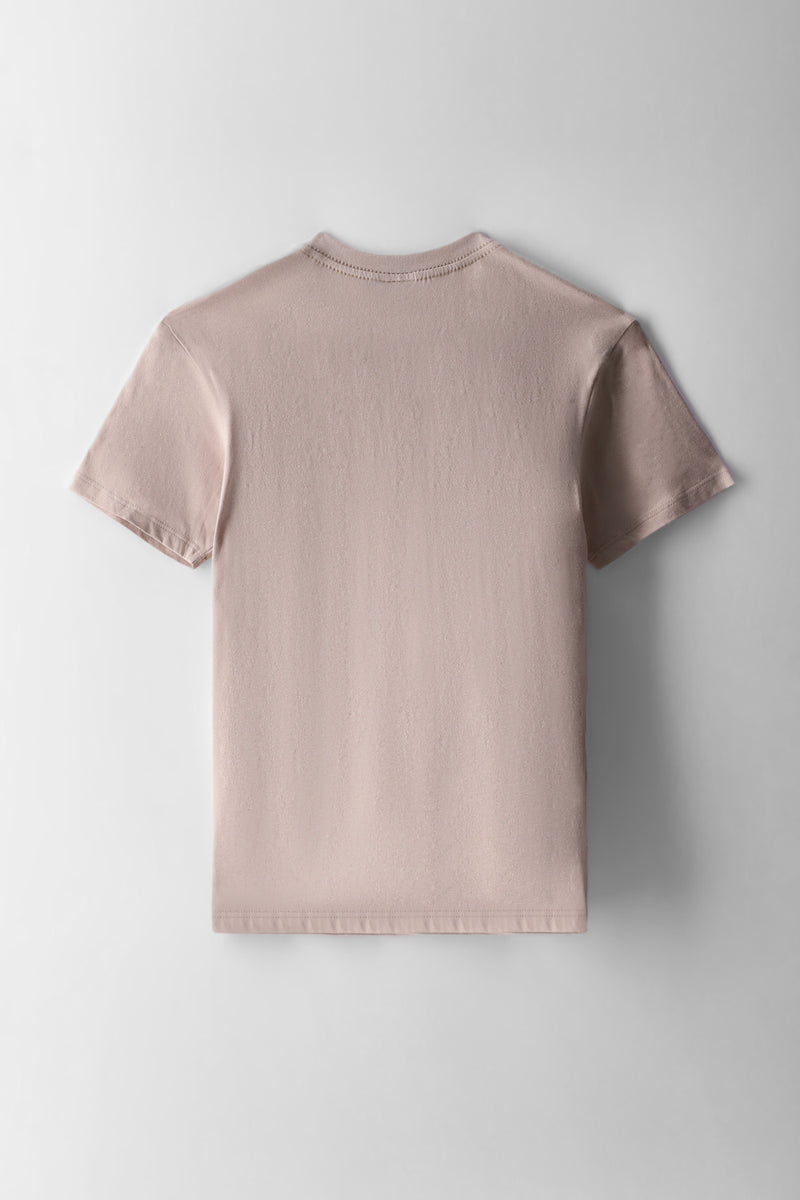 Boys Printed Tee - Stone