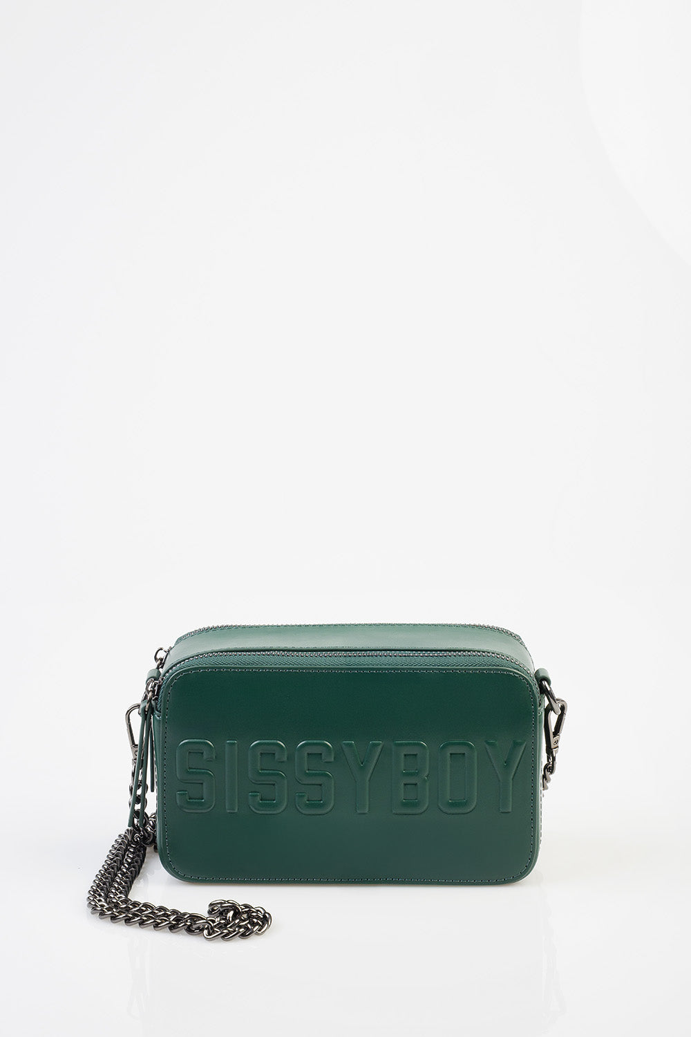 Camera Handbag With Embossed Logo Print - Teal