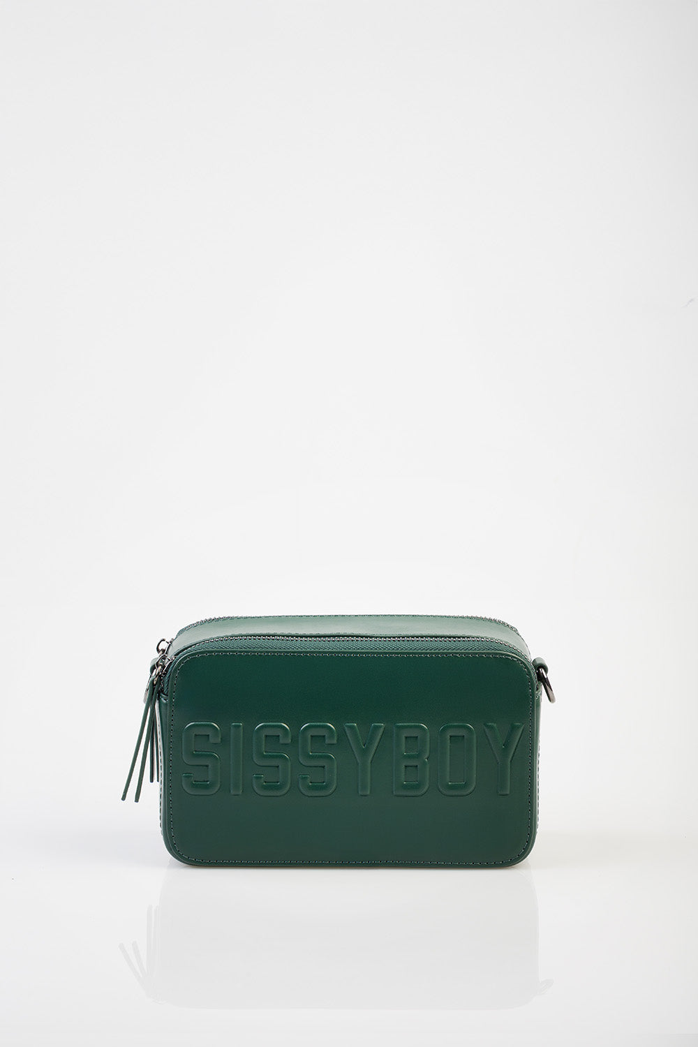 Camera Handbag With Embossed Logo Print - Teal