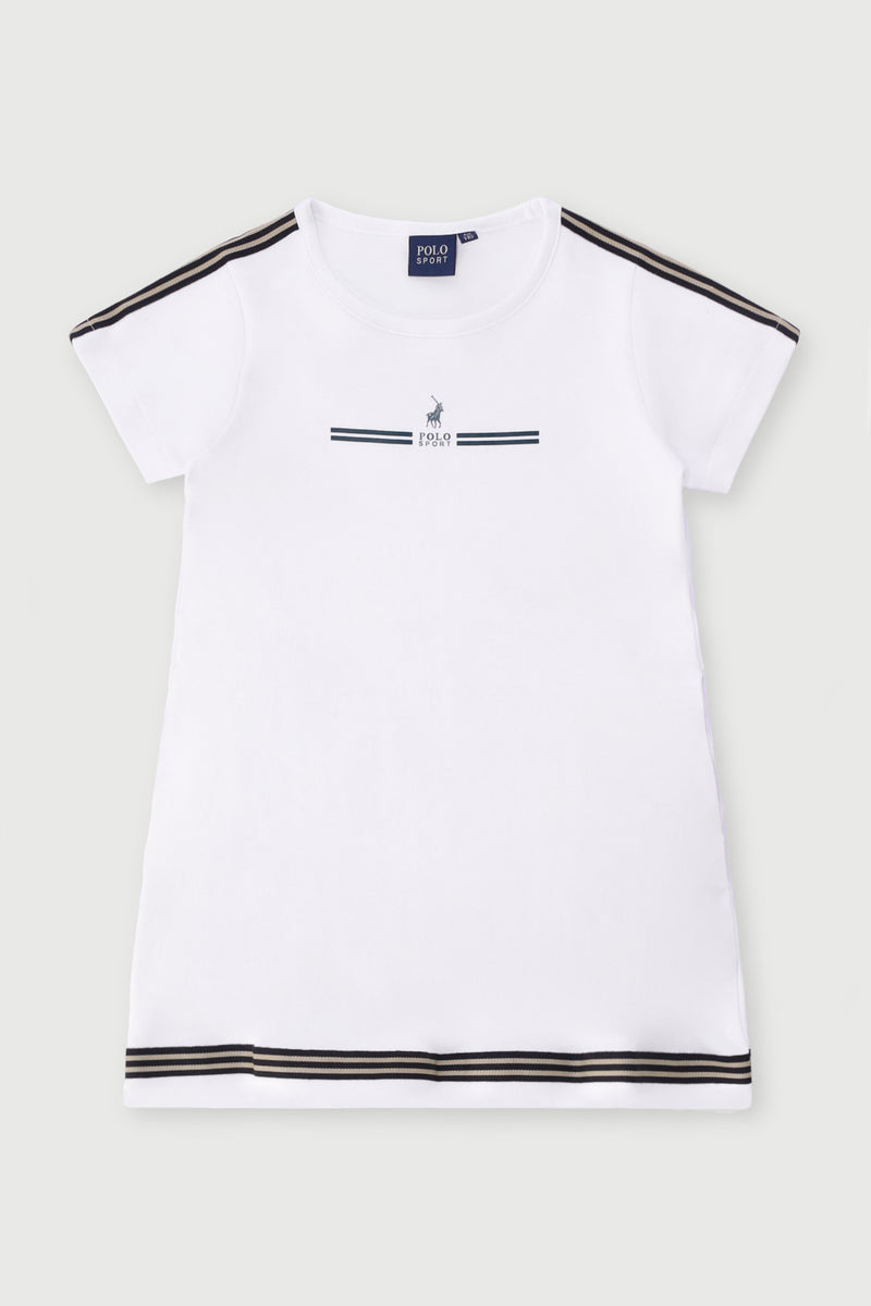 Pre-Girls Jamie Sport Dress - White