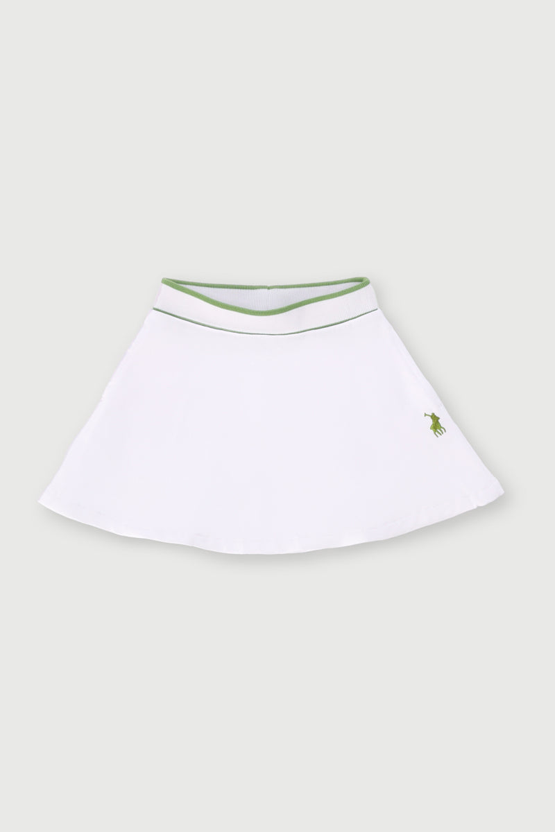 Pre-Girls Harper Skater Skirt - White