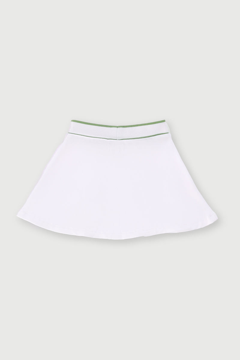 Pre-Girls Harper Skater Skirt - White