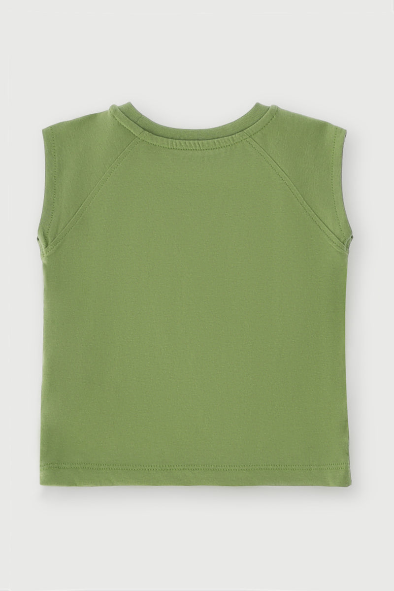 Pre-Girls Candice Raglan Tee - Green