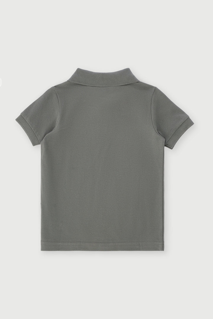 Pre-Boys Ayden Printed Golfer - Olive