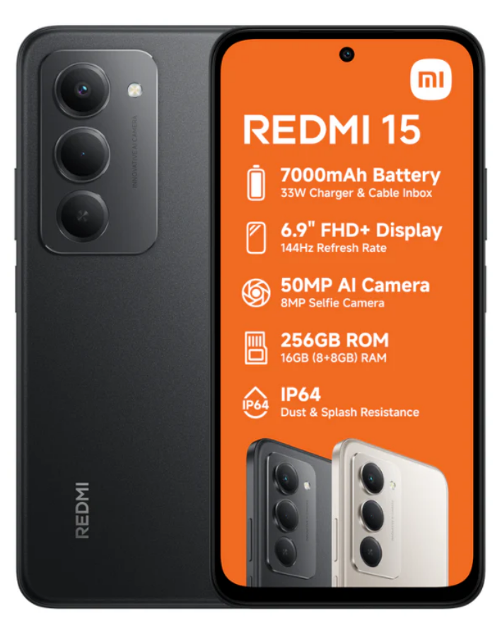 Redmi Note 15 Dual Sim - Black