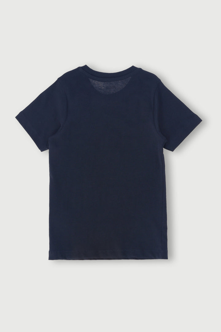 Pre-Boys Luke Polo Stick Tee - Navy