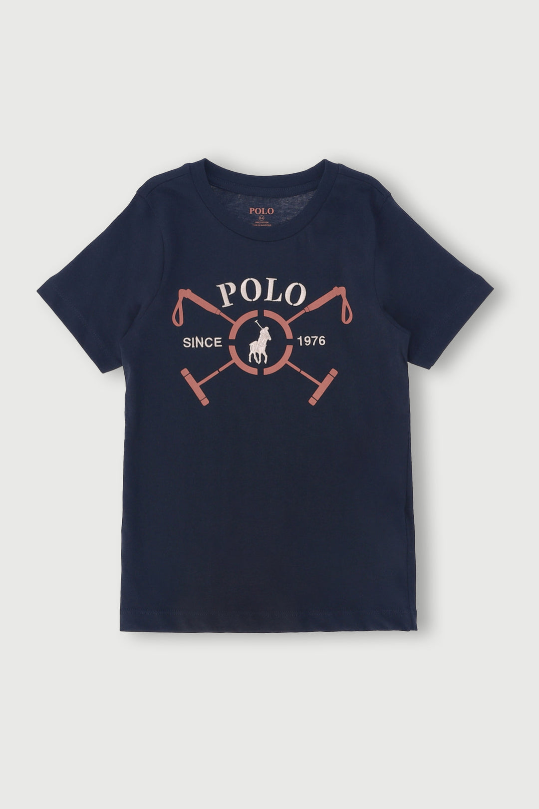 Pre-Boys Luke Polo Stick Tee - Navy