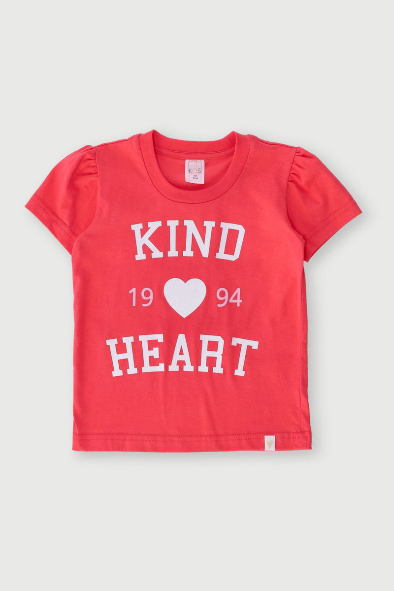 Pre-Girls Kind Heart Tee - Melon