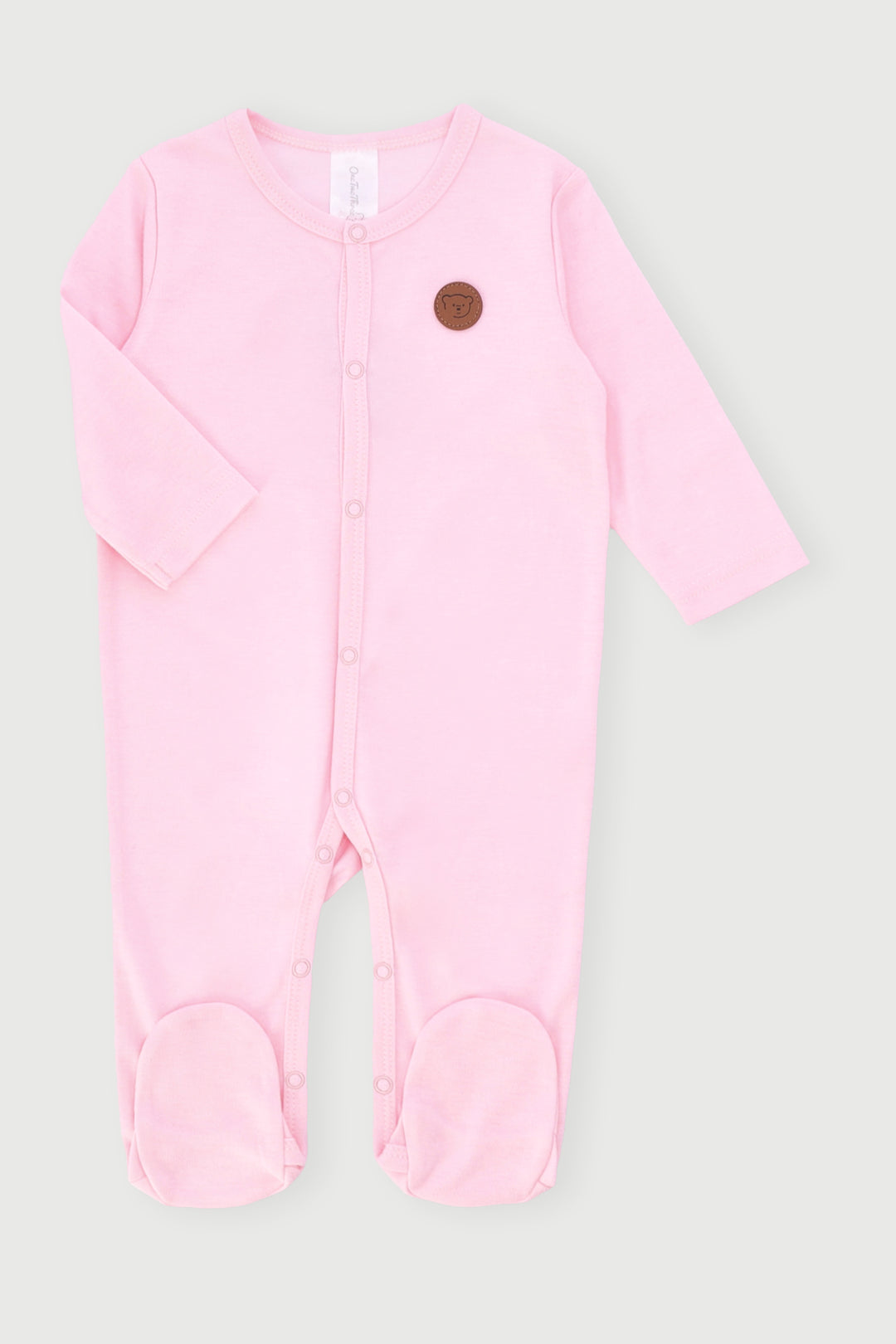 Baby Girls Long Sleeve Sleepsuit - Pink