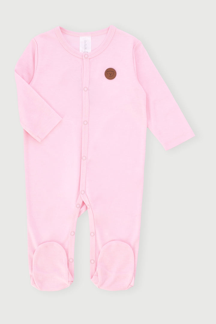 Baby Girls Long Sleeve Sleepsuit - Pink