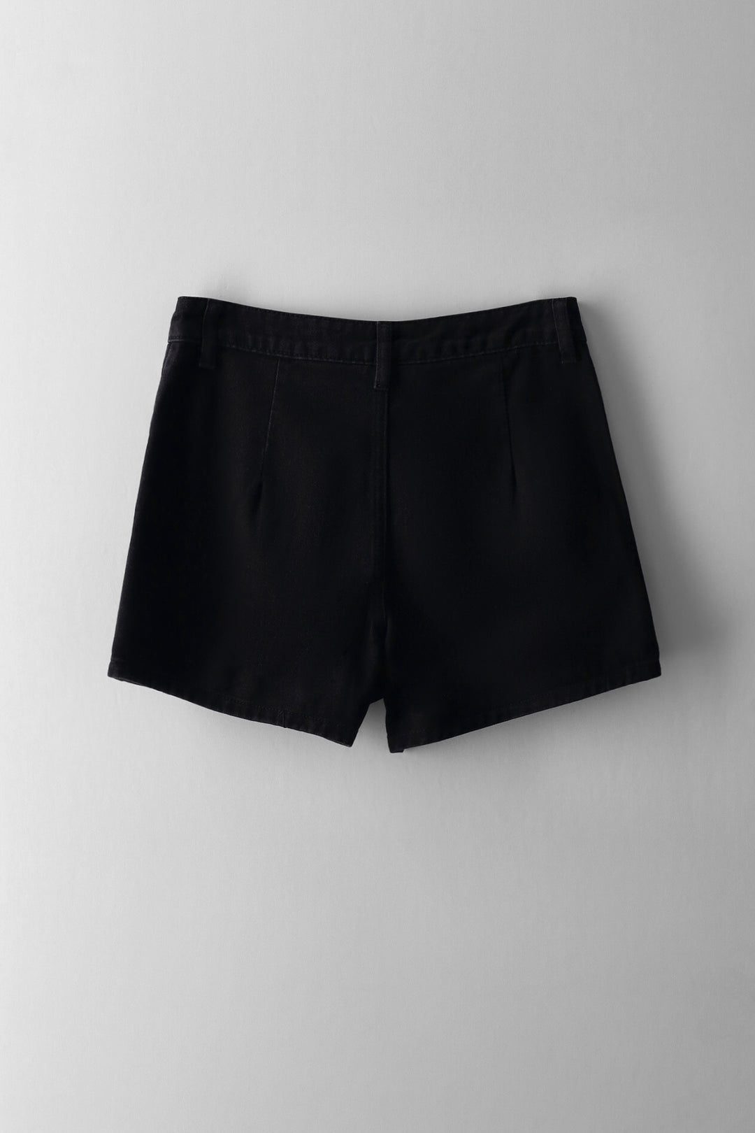 Girls Stud Detail Denim Skort - Black