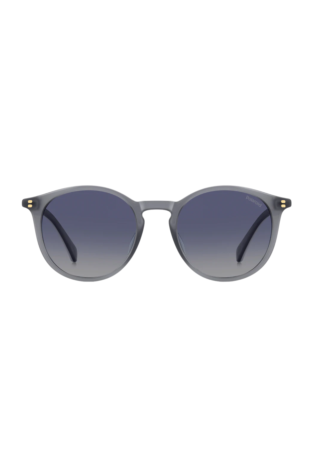 Rounded Silver Frame - Blue