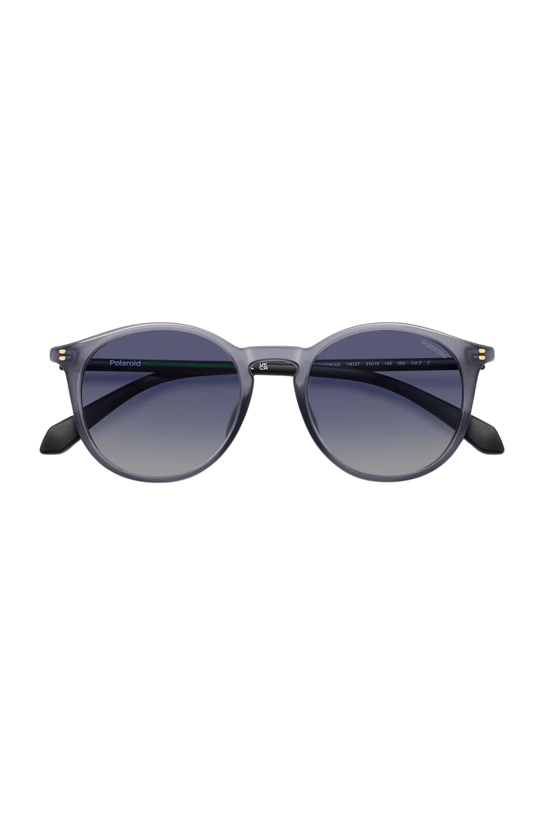 Rounded Silver Frame - Blue