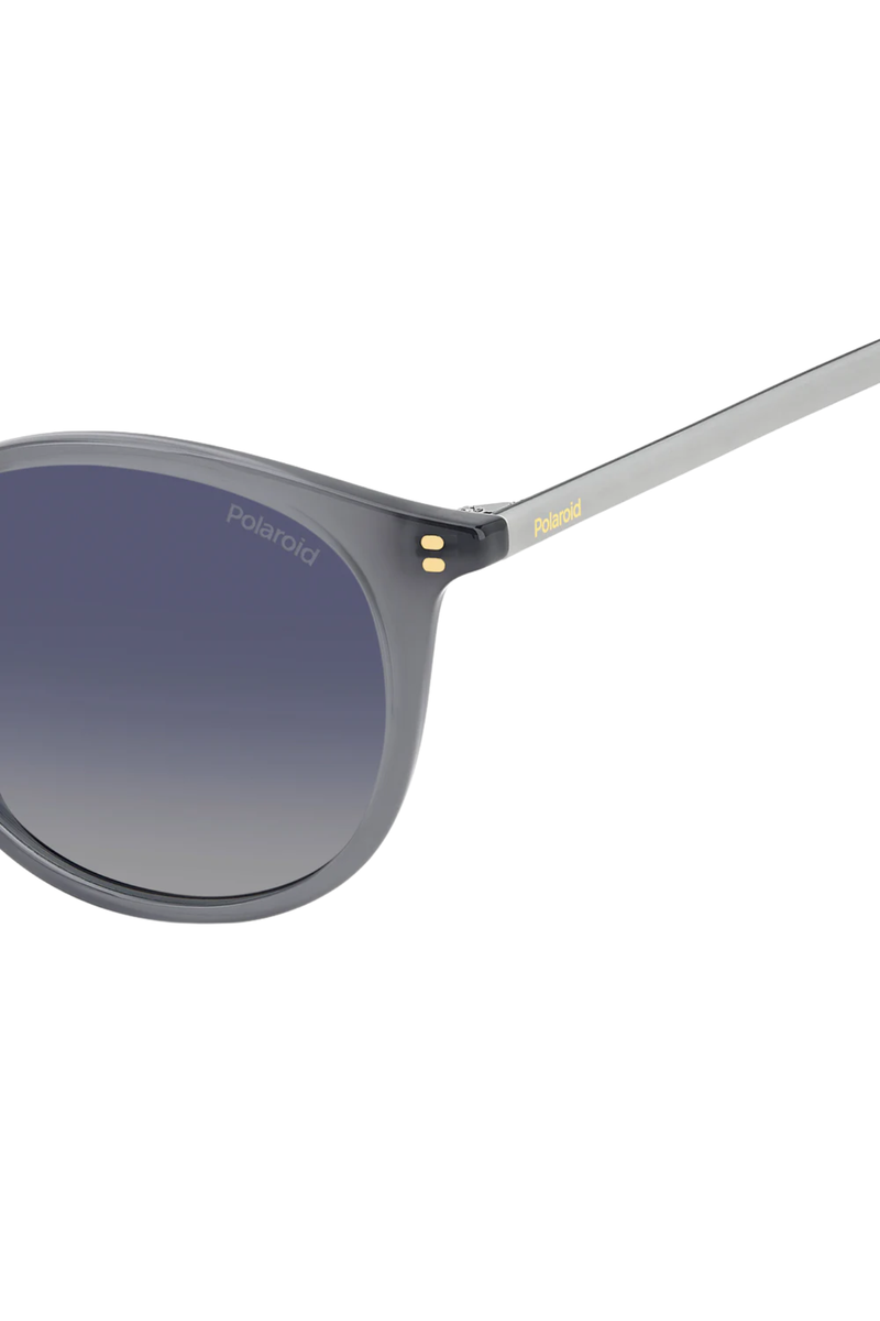 Rounded Silver Frame - Blue