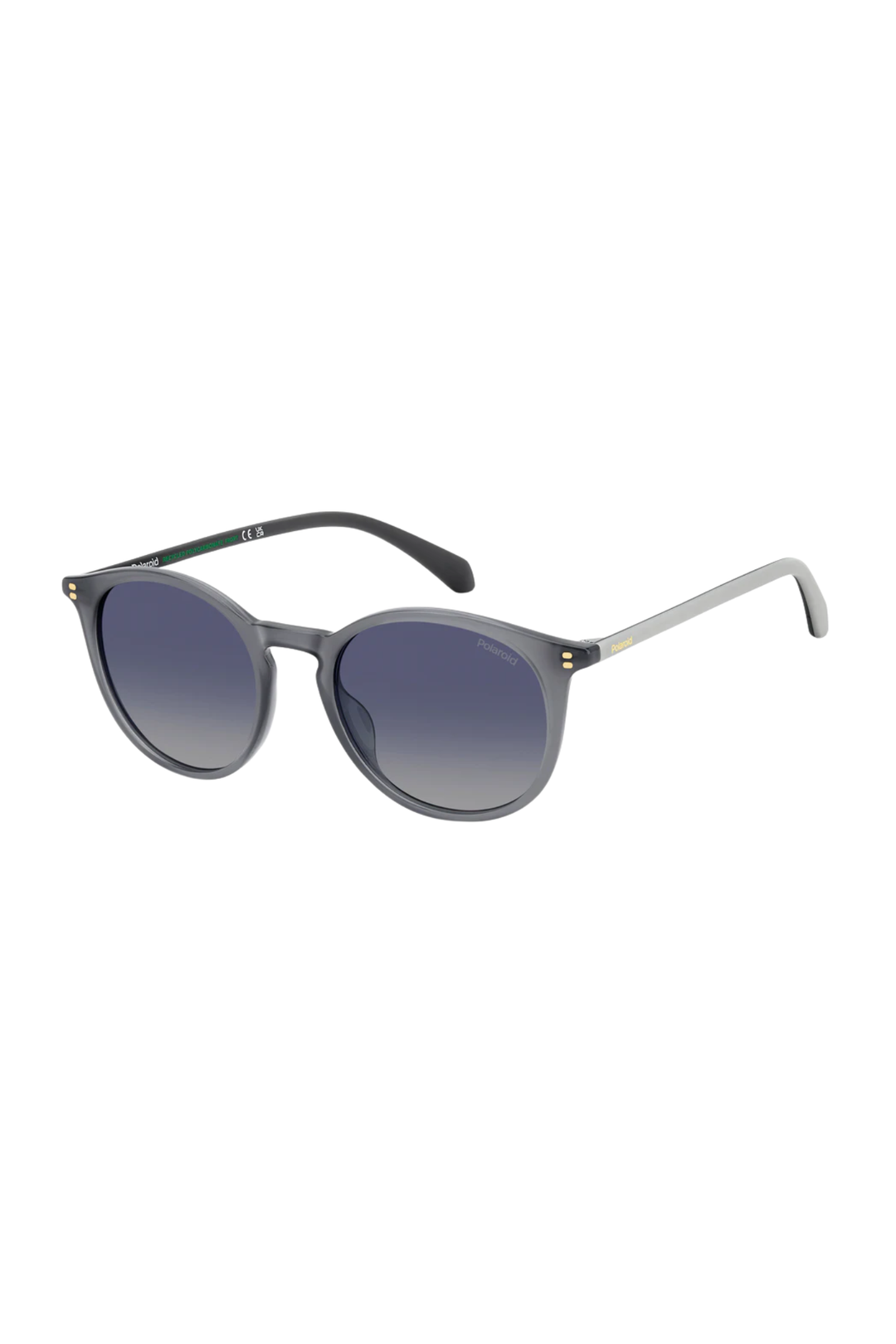 Rounded Silver Frame - Blue