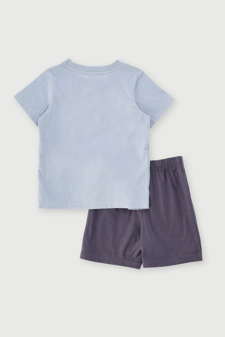Pre-Boys Short Sleeve Gamer Sleep Set - Sage