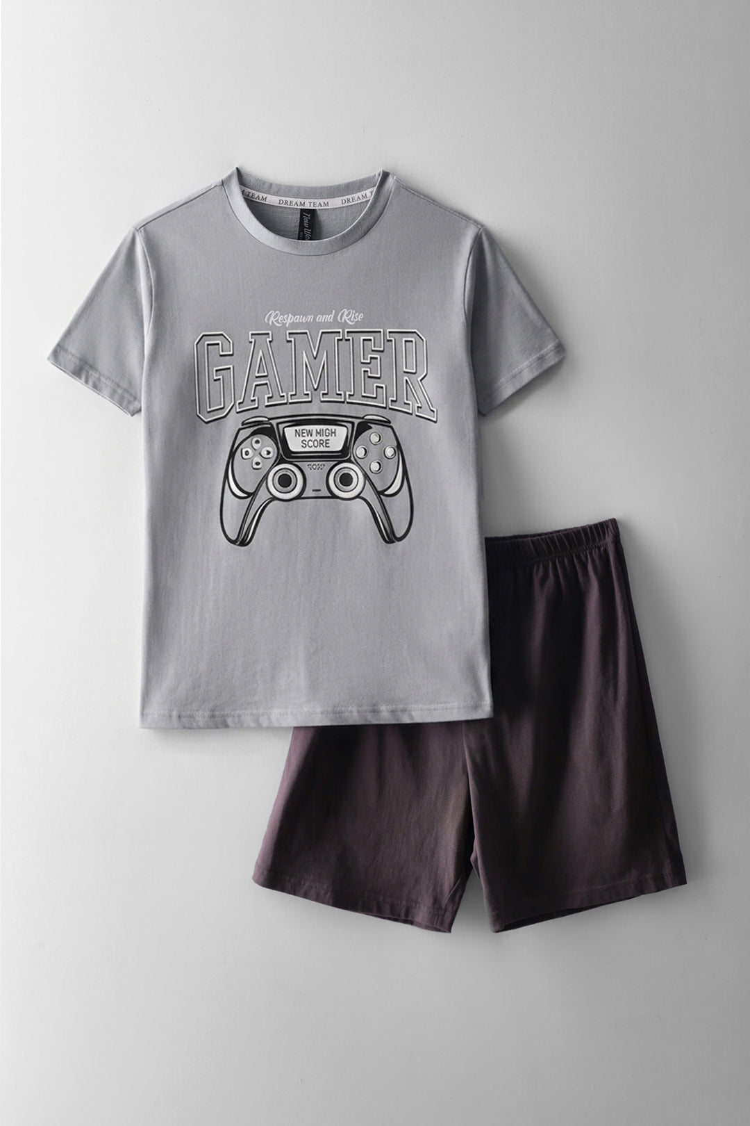 Boys Short Sleeve Gamer Sleep Set - Multi