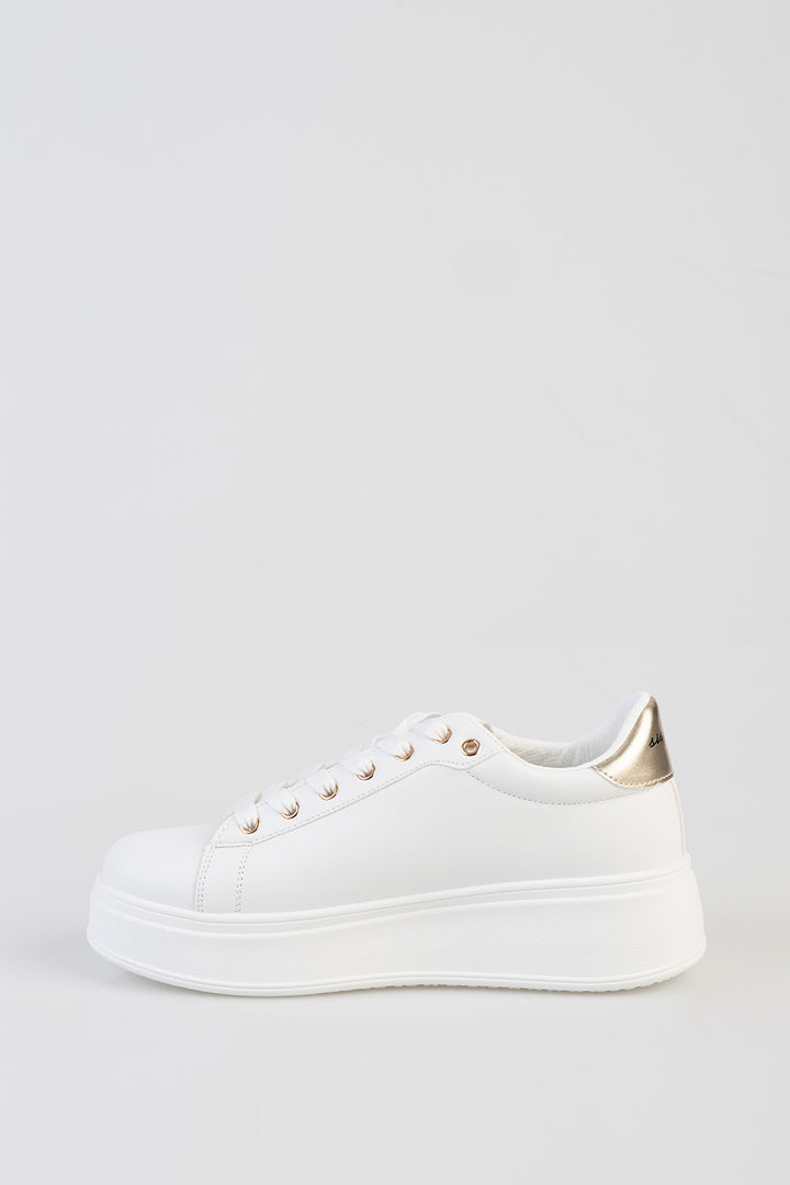 Tatum Sneaker - White Gold