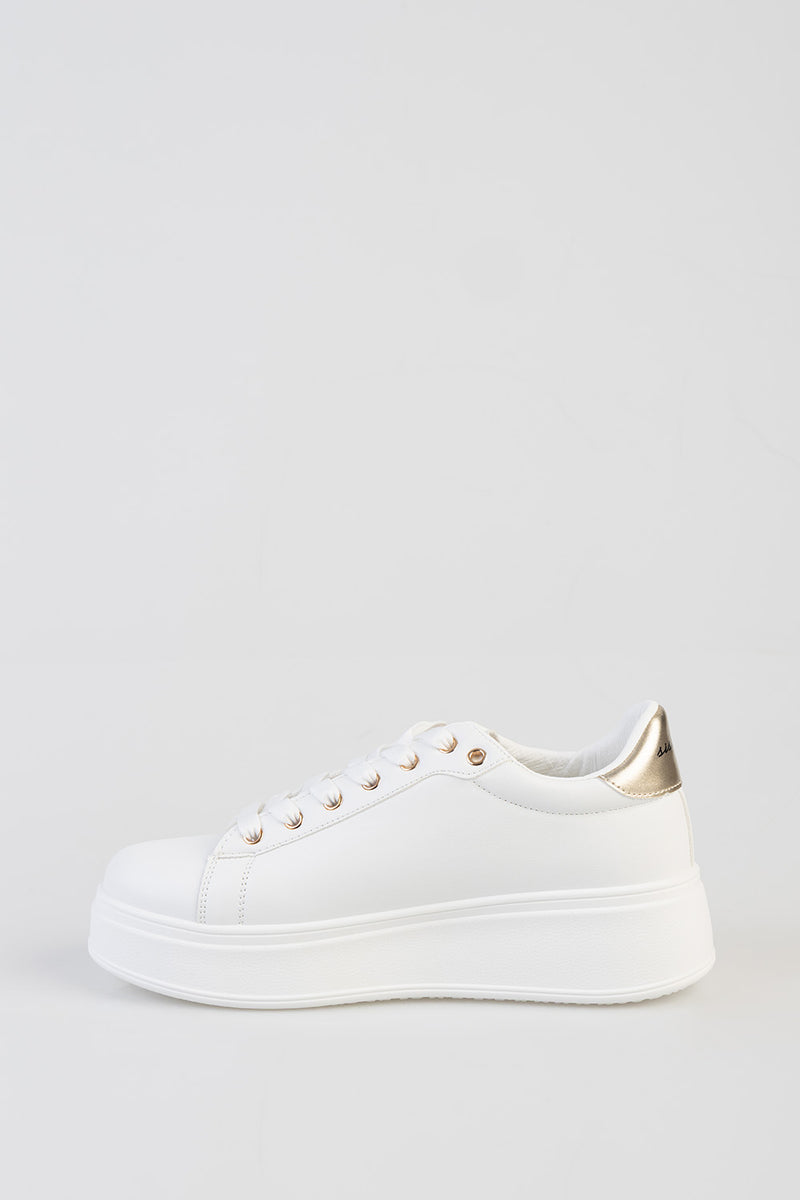 Tatum Sneaker - White Gold
