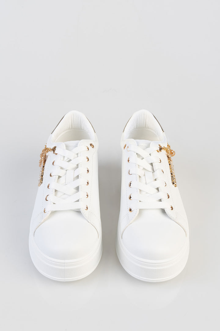 Tatum Sneaker - White Gold