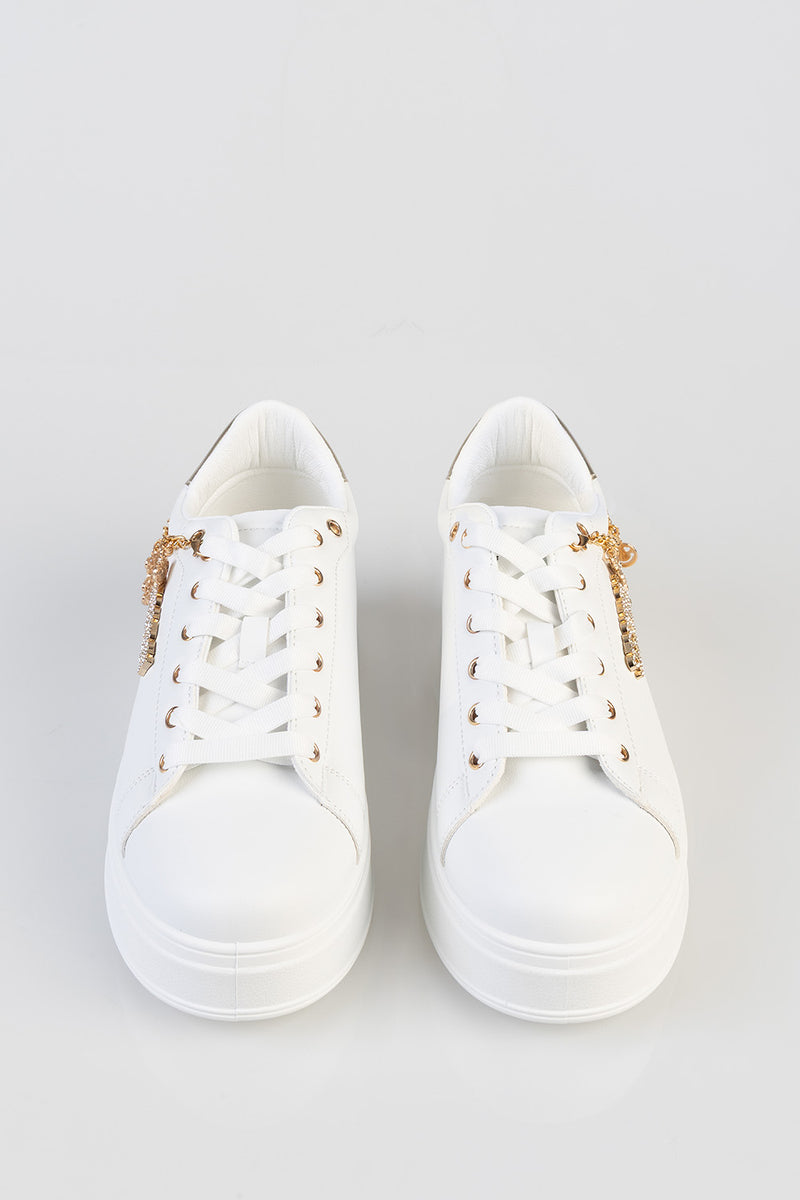 Tatum Sneaker - White Gold