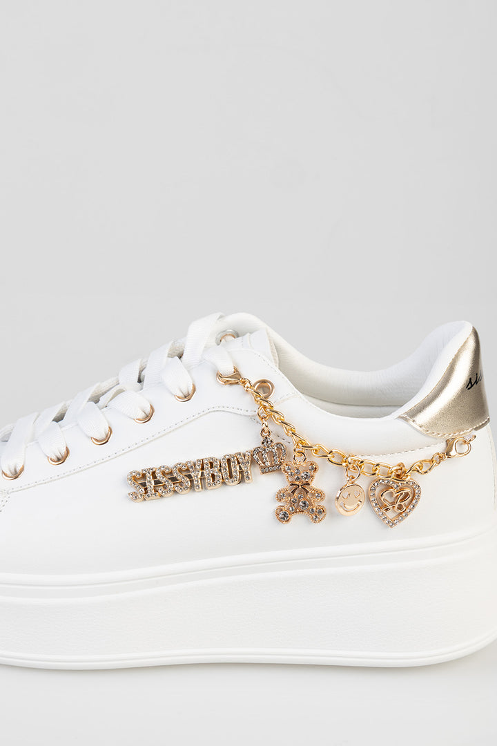 Tatum Sneaker - White Gold