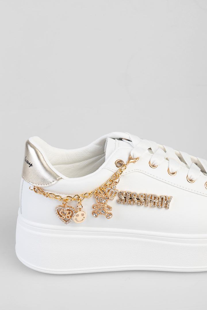 Tatum Sneaker - White Gold