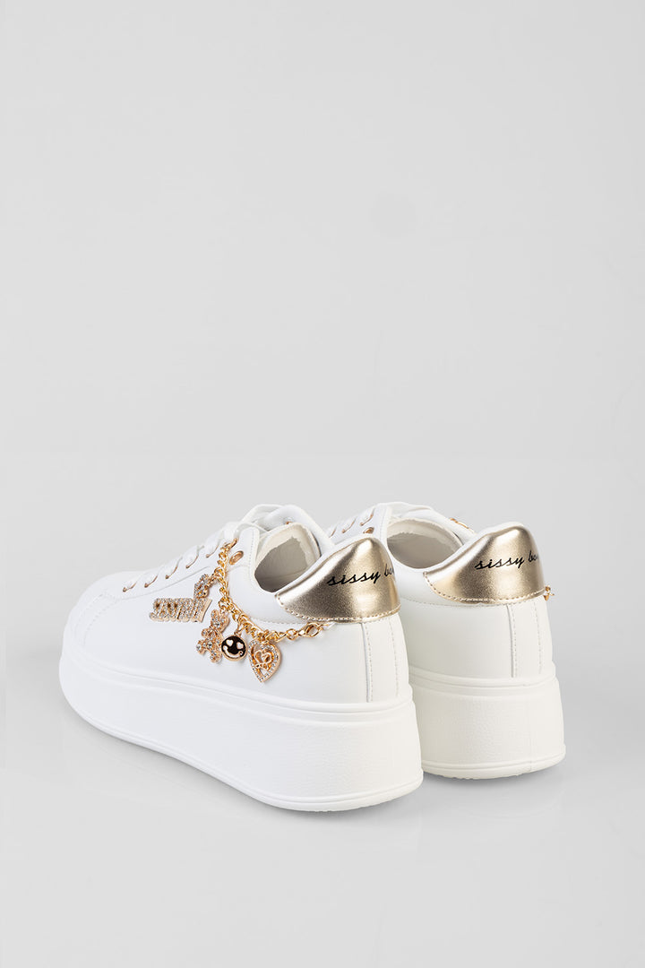Tatum Sneaker - White Gold