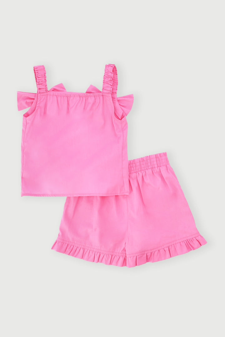 Pre-Girls Short Set - Pink