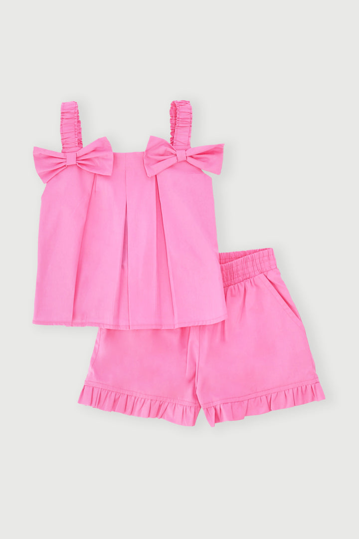 Pre-Girls Short Set - Pink
