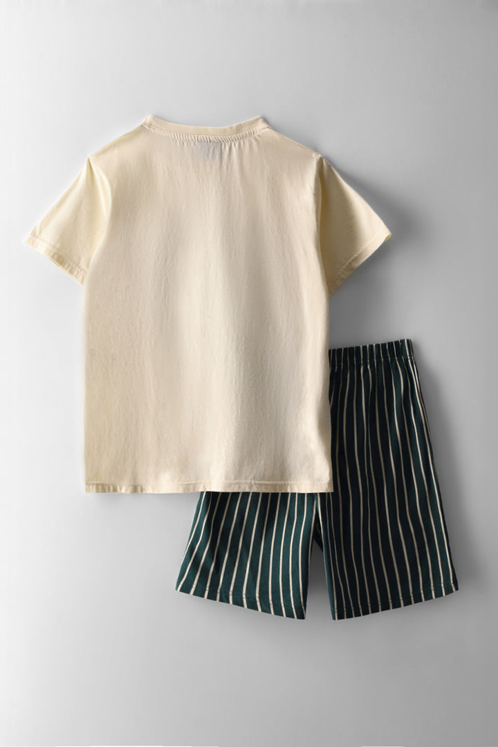 Boys Grand Slam Sleep Set - Dark Green