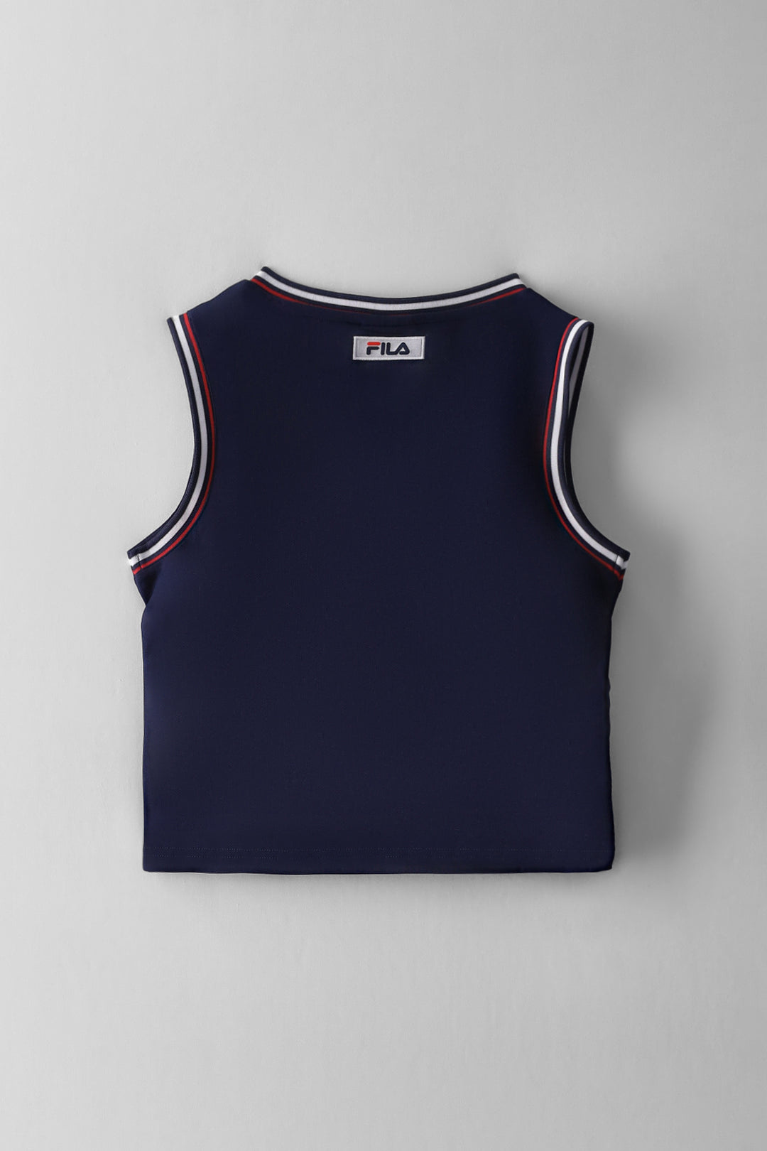 Girls Lacy Vest - Navy