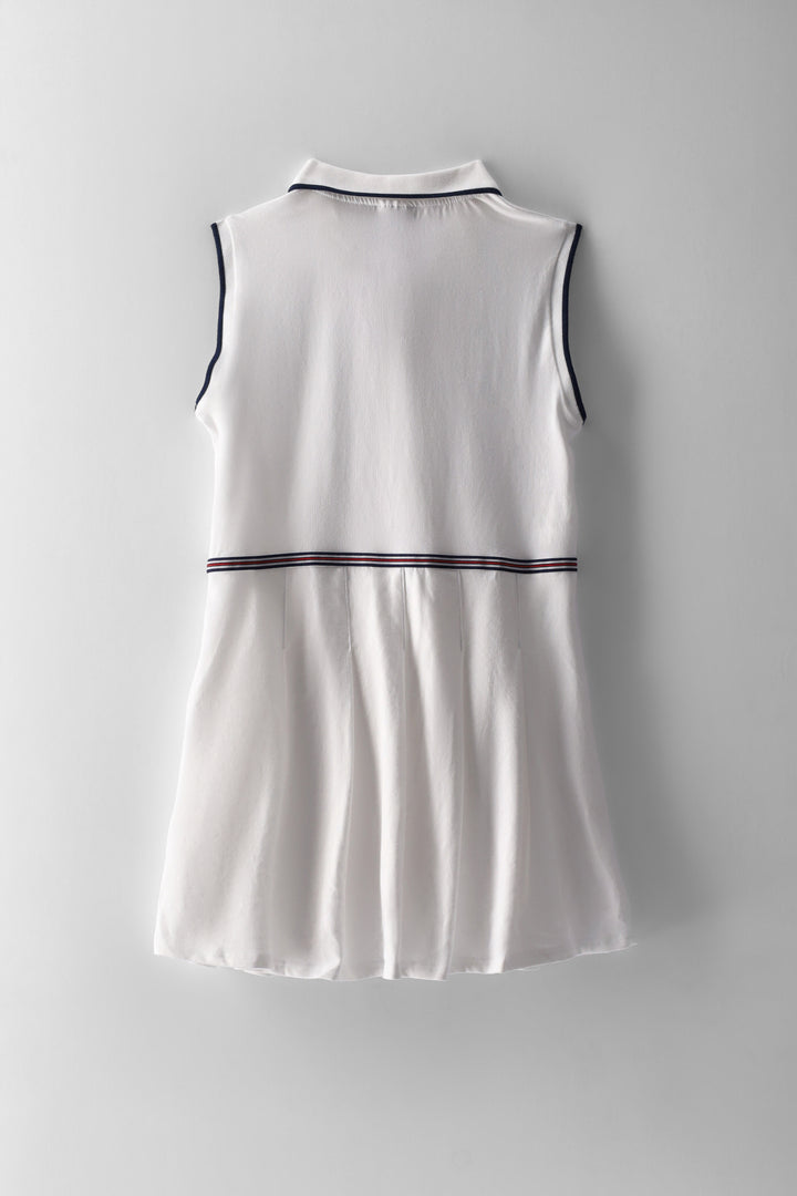 Girls Lauren Dress - White