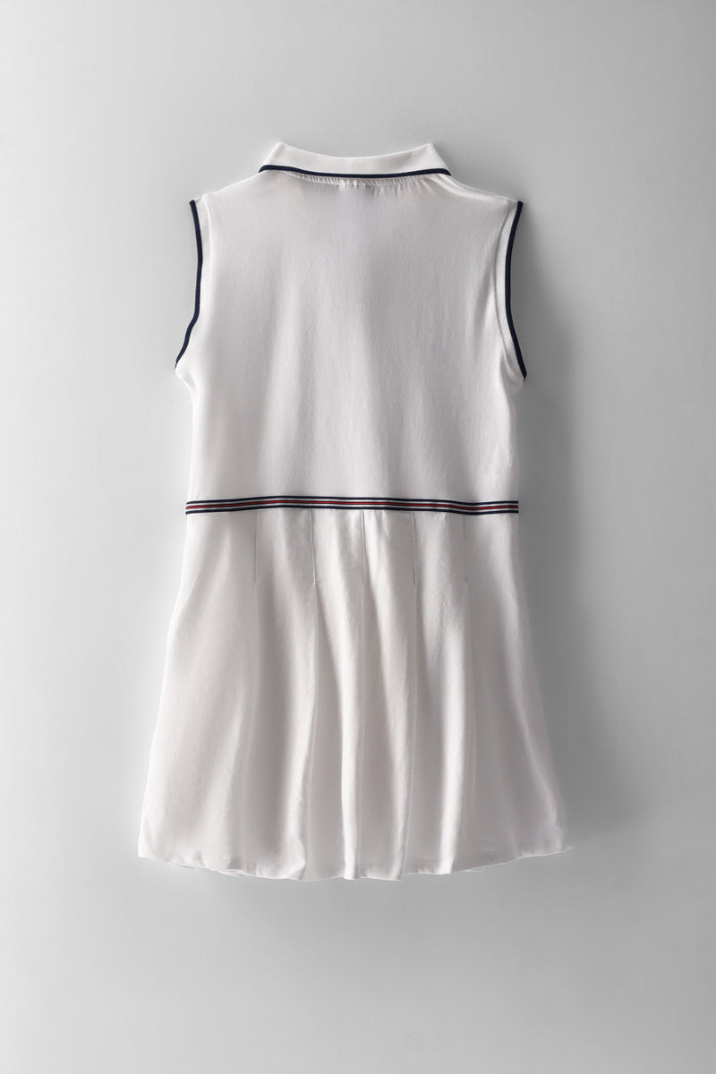 Girls Lauren Dress - White