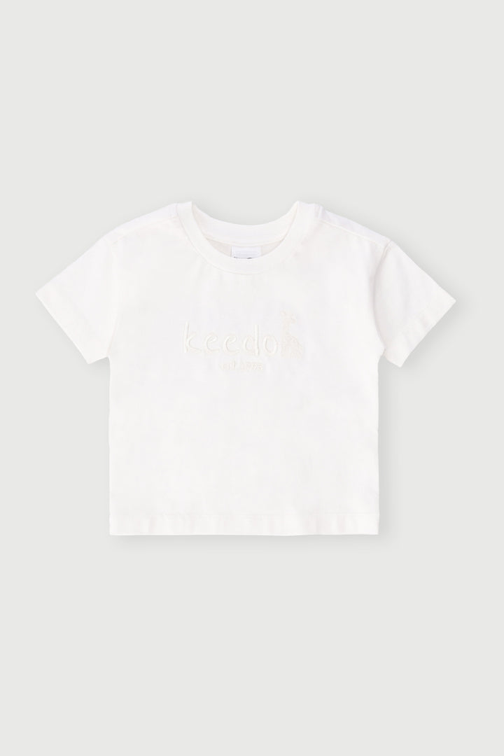 Keedo Baby Girls Core Tee - Cream