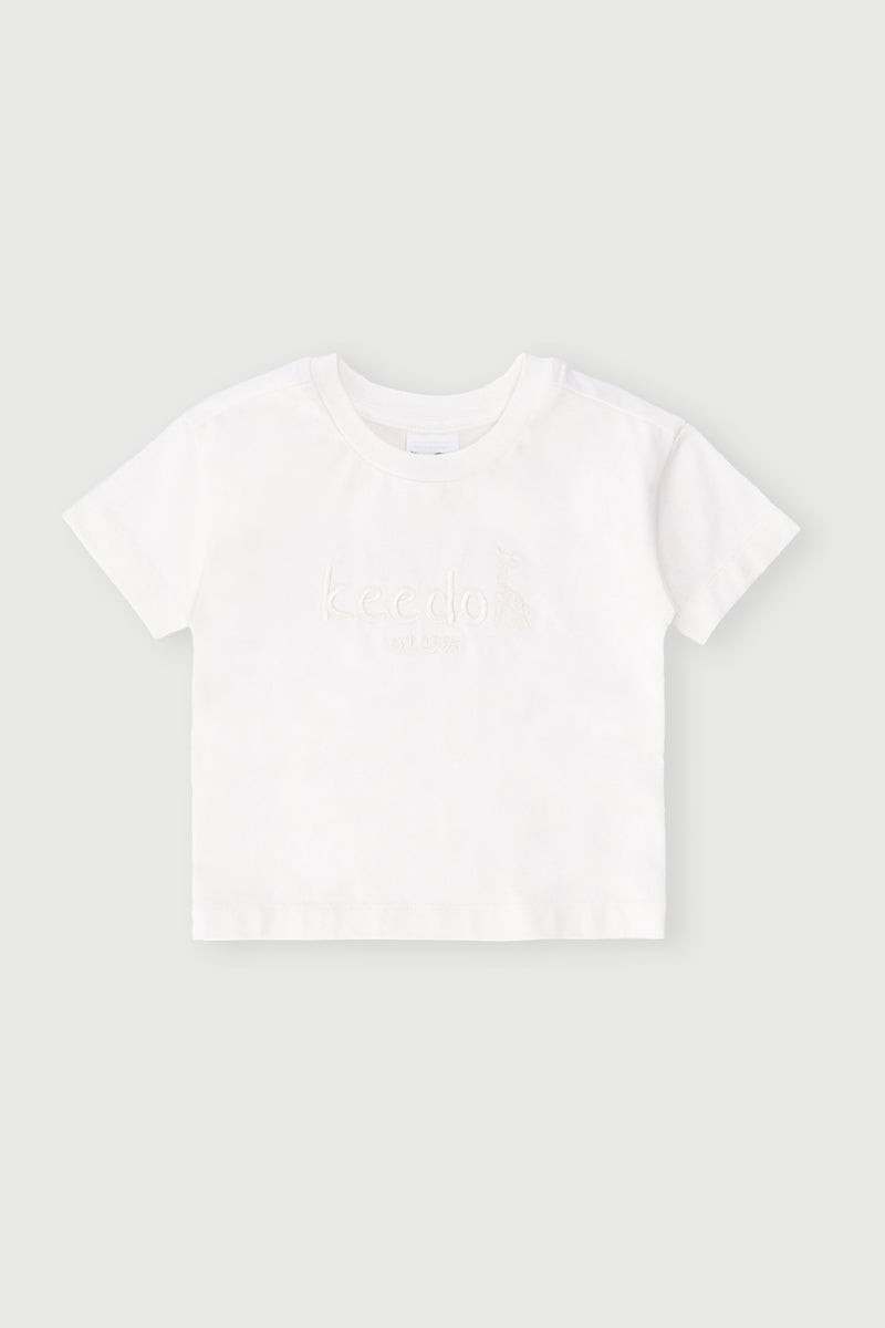 Keedo Baby Girls Core Tee - Cream