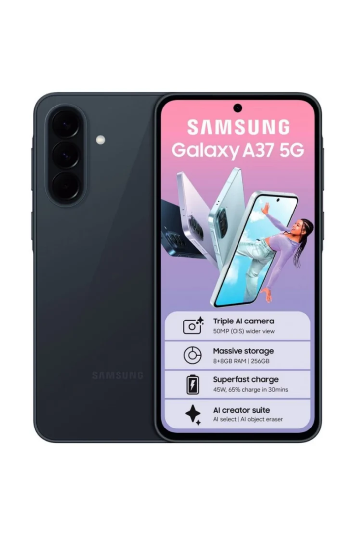 A37 256GB 5G Dual Sim Cellphone - Grey