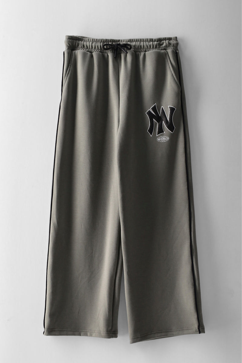 Boys College League Scuba Wide Leg Pant - Sage