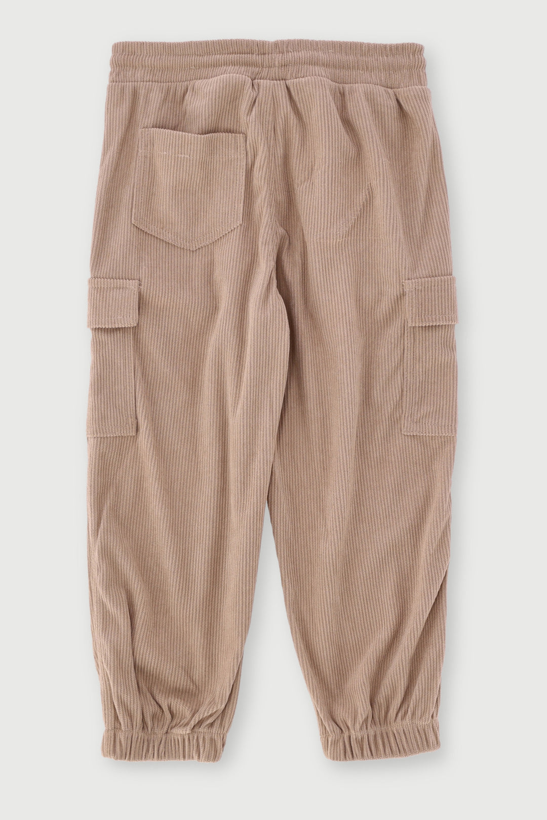 Pre-Girls Corduroy Cargo Pants - Stone