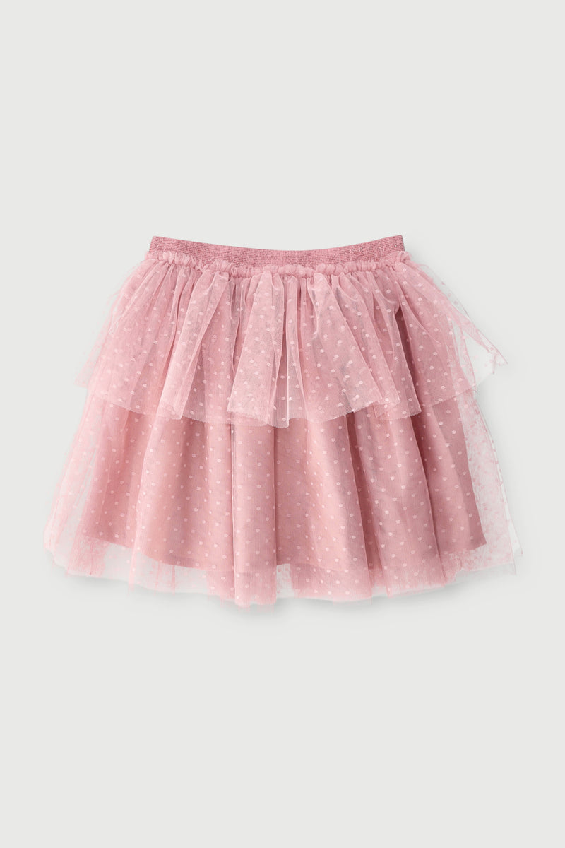 Pre-Girls Mesh Tutu Skirt - Blush
