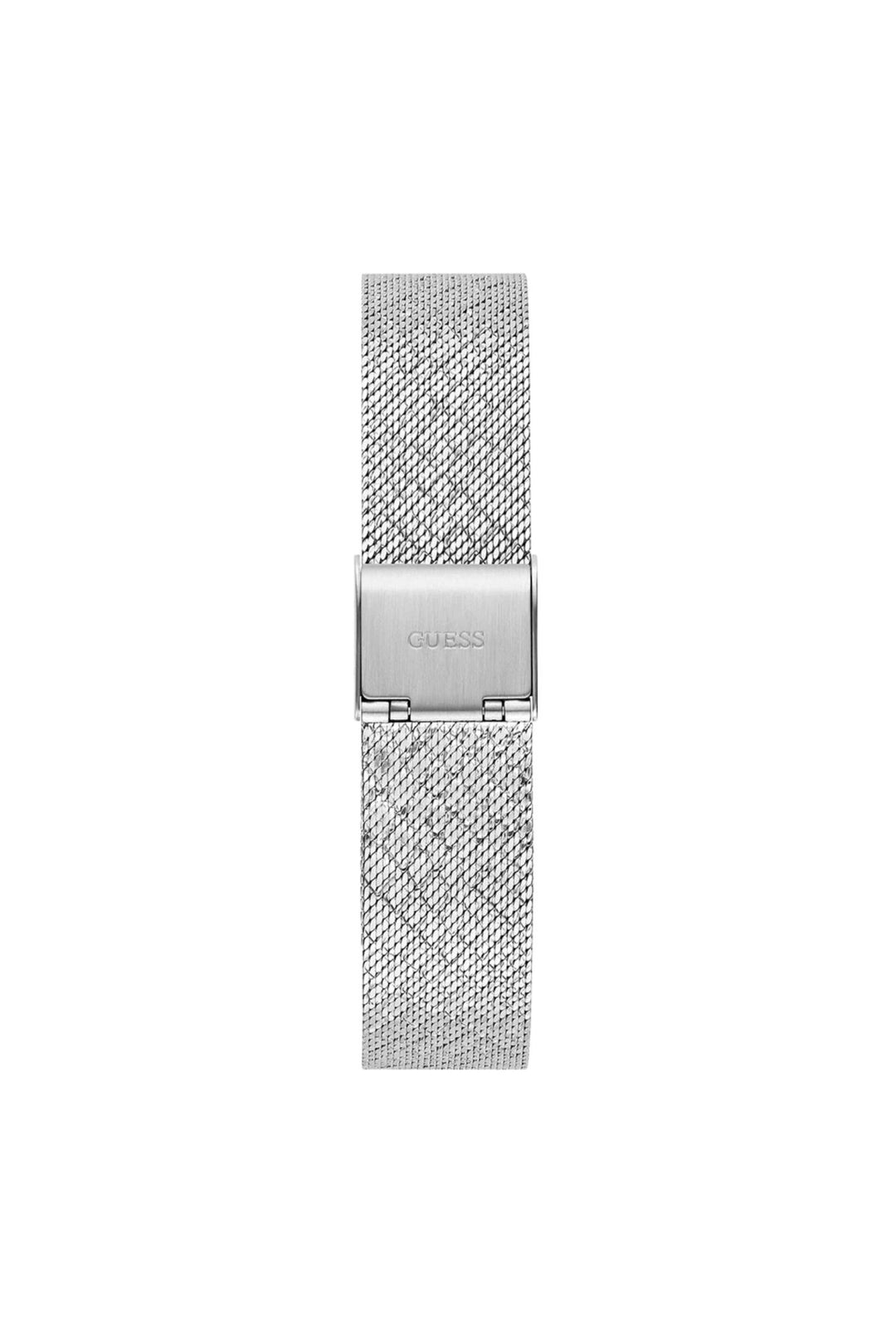 Ladies, Ip Silver Case, Silver Dial & Strap Watch