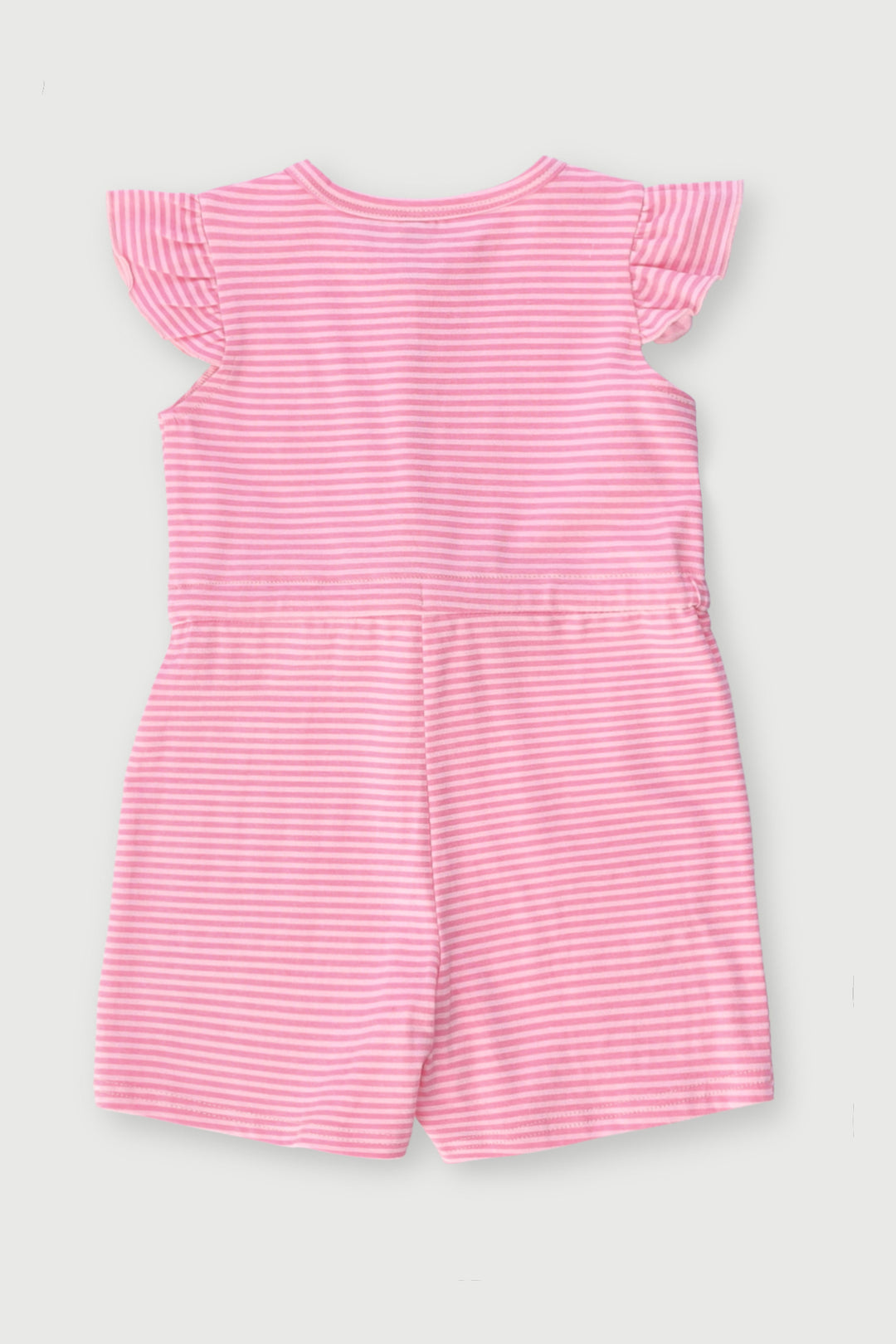 Baby Girls Stripes Fashion Jumpsuit - Pink